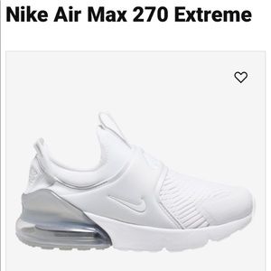 4y White Nike Air Max 270 Extreme